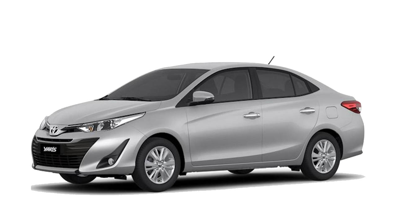 Car rental and Long term car leasing in Dubai with Rentflex; Toyota YARIS 2021 1.5L SEDAN for rent all over UAE